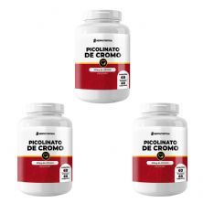 Kit 3X Picolinato de Cromo - 60 C�psulas - NewNutrition