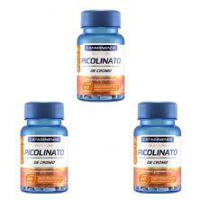 Kit 3X Picolinato de Cromo - 60 Comprimidos - Catarinense Nutri��o