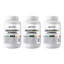 Kit 3X Polivitam�nico & Mineral A-Z - 120 Tabletes - NewNutrition