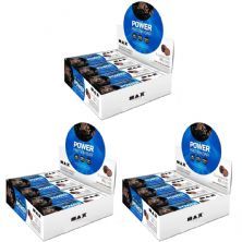 Kit 3X Power Protein Bar - 12 unidades 41g Dark Chocolate truffles - Max Titanium