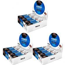 Kit 3X Power Protein Bar - 8 unidades 90g Dark Chocolate Truffle - Max Titanium