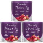 Kit 3X Power Tea - 200g Frutas Vermelhas - Sanavita