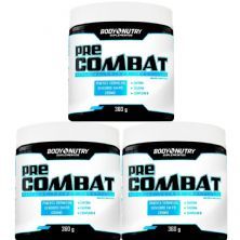 Kit 3X Pre Combat - 360g Ma�� Verde - Body Nutry Suplementos
