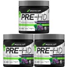 Kit 3X Pre-HD - 200g Uva Com Blueberry - BodyAction