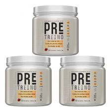 Kit 3X Pr� Treino - 390g Honey Red Berries Ginger - True Source