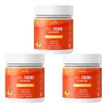Kit 3X Pr�-Treino Caffeine Free - 300g Frutas Amarelas - Bigens