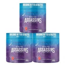Kit 3X Pr� Treino Viking Assassins - 300g Tropical Fruits - Canibal