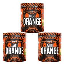Kit 3X Pre Workout Agent Orange - 250g Abacaxi com Gengibre - New Millen