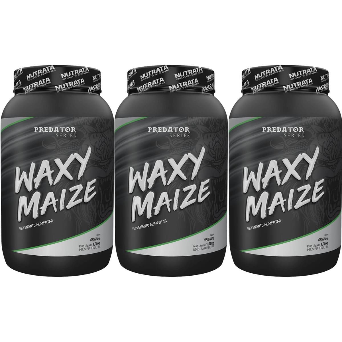 Kit 3X Predator Waxy Maize - 1005g Natural - Nutrata