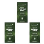 Kit 3X Premium Pr�polis Verde - 60 C�psulas - Puravida