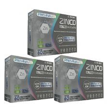 Kit 3X Previnavit C Zinco Quelato Ultra Concentrado - 60 Comprimidos Microtabs - IDN Labs