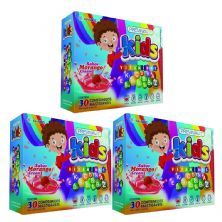 Kit 3X Previnavit Kids Vitaminas - 30 Comprimidos Mastigaveis Morango - IDN Labs