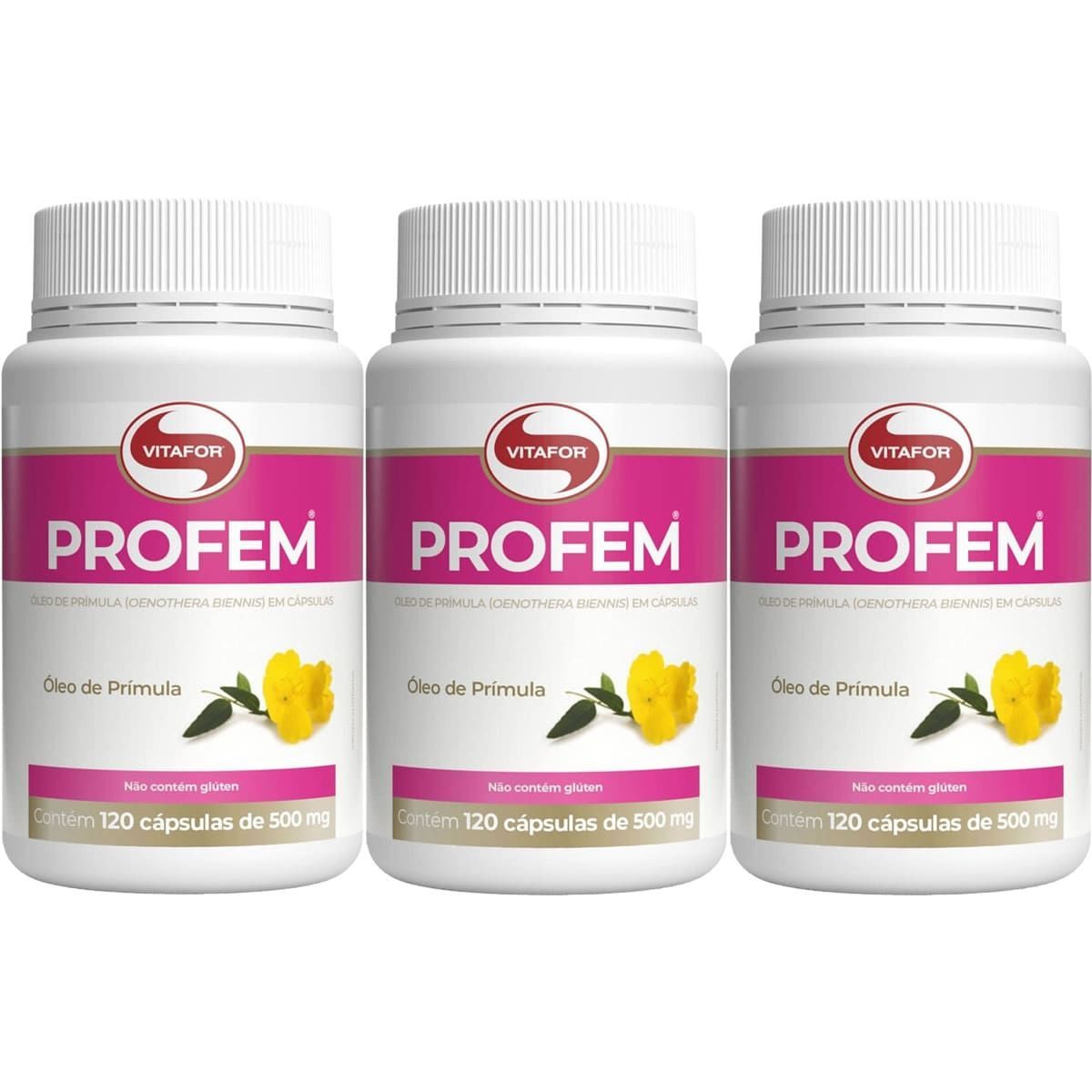 Kit 3X Profem - 120 C�psulas - Vitafor