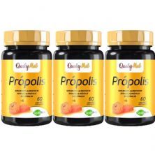 Kit 3X Prop�lis - 60 C�psulas - Qualynutri