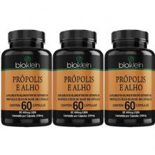 Kit 3X Pr�polis e Alho - 60 C�psulas - Bioklein