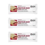 Kit 3X Protein Bar - 1 Unidade 60g Chocolate Branco e Frutas Vermelhas - Dux Nutrition