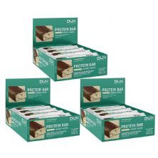 Kit 3X Protein Bar - 12 Unidades 60g Chocolate e Coco - Dux Nutrition