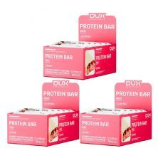 Kit 3X Protein Bar Mini - 12 Unidade 30g Chocolate Branco com Frutas Vermelhas - Dux Human Healt