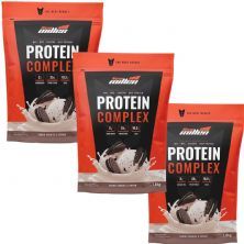 Kit 3X Protein Complex - 1800g Refil Cookies e Cream - New Millen
