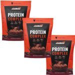Kit 3X Protein Complex - 1800g Refil Mousse de Chocolate - New Millen