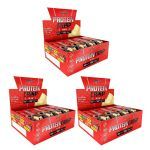 Kit 3X Protein Crisp Bar - 12 Unidades 45g Duo Crunch - IntegralM�dica