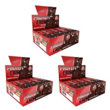 Kit 3X Protein Crisp Bar - 12 Unidades de 45g Brownie de Chocolate - IntegralM�dica