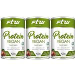Kit 3X Protein Vegan Plant Based - 450g Cacau - FTW
