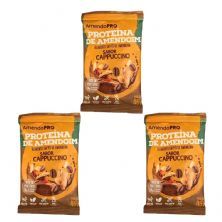 Kit 3X Proteina de Amendoim - 1 Unidade 40g Cappuccino - AmendoPr�