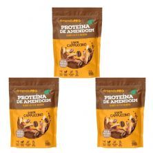 Kit 3X Proteina de Amendoim - 900g Refil Cappuccino - AmendoPro