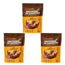 Kit 3X Proteina de Amendoim - 900g Refil Chocolate - AmendoPro