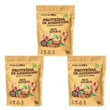 Kit 3X Proteina de Amendoim - 900g Refil Natural - AmendoPro