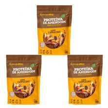 Kit 3X Proteina de Amendoim - Refil 400g Cappucino - AmendoPro