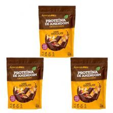 Kit 3X Proteina de Amendoim - Refil 400g Chocolate - AmendoPro
