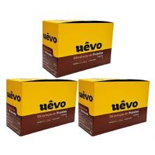 Kit 3X Proteina em P� - 12 Unidades 28g Chocolate - U�vo