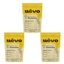Kit 3X Prote�na U�vo - 1000g Refil Baunilha - U�vo