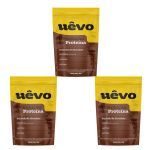 Kit 3X Prote�na U�vo - 1000g Refil Chocolate - U�vo