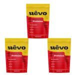 Kit 3X Prote�na U�vo - 1000g Refil Morango - U�vo