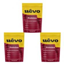 Kit 3X Prote�na U�vo - 420g Refil Caf� Mocaccino - U�vo