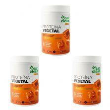 Kit 3X Prote�na Vegetal - 600g Salted Caramel - Eat Clean