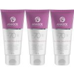 Kit 3X Protetor Solar Facial Toque Seco - 60g FPS 70 - Anasol