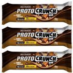 Kit 3X Proto Crunch Bar - 1 Barra de 60g Caramelo Crocante - Nutrata
