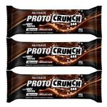 Kit 3X Proto Crunch Bar - 1  Barra de 60g Chocolate Dark - Nutrata