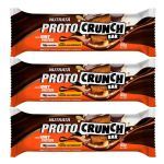 Kit 3X Proto Crunch Bar - 1  Barra de 60g Pa�oca com Chocolate - Nutrata