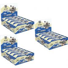 Kit 3X Proto Crunch Bar - 10 Barras de 60g Cookies And Cream  - Nutrata