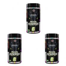 Kit 3X Psichotic Monster - 350g Fruit Punch - Demons Lab