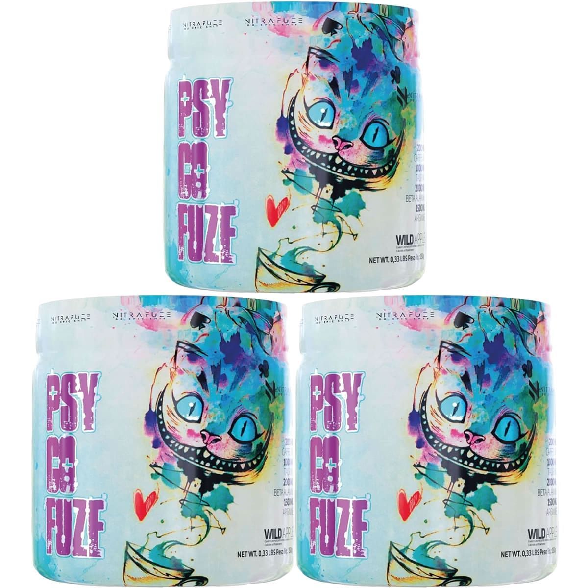 Kit 3X Psycofuze - 150g Wild Apple - Under Labz