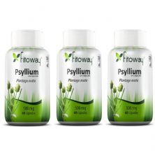 Kit 3X Psyllium 500Mg 60 C�psulas - Fitoway