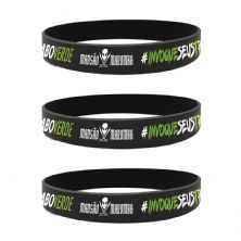 Kit 3X Pulseira de Silicone - Diabo Verde - FTW