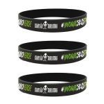 Kit 3X Pulseira de Silicone - Diabo Verde - FTW
