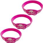 Kit 3X Pulseira - Lets Grow - Rosa - Probiotica